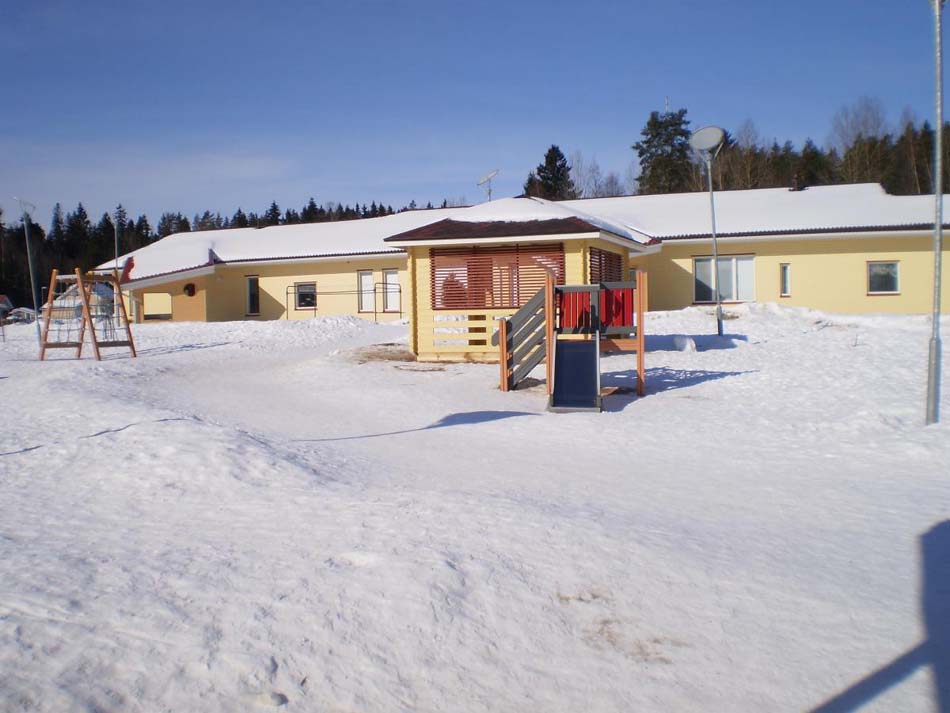 a picture of Hermanni Nursery during the winter