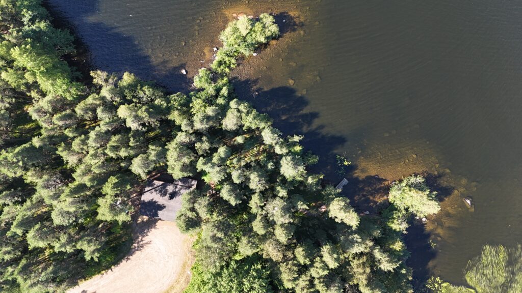 Vohlisaaren sauna ilmakuva